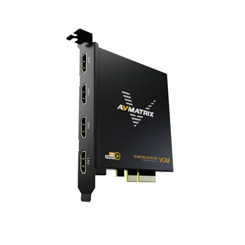 4-Канальная карта захвата HDMI Pcie AVMATRIX VC42 для потокового видео в реальном времени