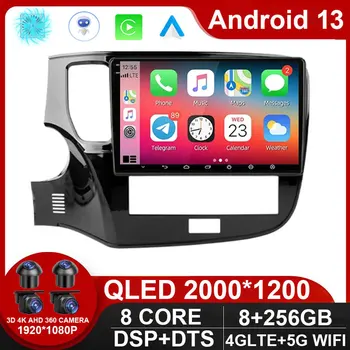 Android 13 Для Mitsubishi Outlander 3 III GF0W GF0W GG0W 2018 - 2021 Автомобильный Видеоплеер Навигация GPS Мультимедиа БЕЗ DVD 2 DIN
