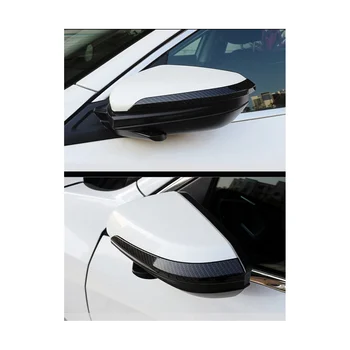 Автомобильное Боковое Зеркало Заднего Вида Из Углеродного Волокна, Накладка На Раму, Наклейки на Наружное Зеркало для Honda 10Th Gen Civic 2016-2020