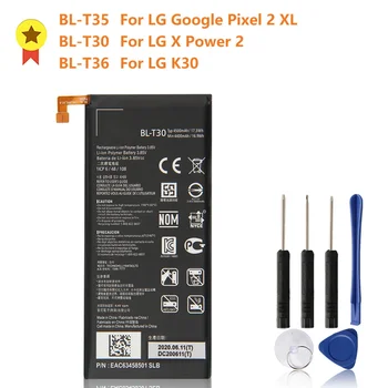 Аккумуляторная Батарея BL-T35 для LG Google Pixel 2 XL 3 BL-T36 LG K30 X410TK X410 BL-T30 Для LG X Power 2 M320F M320TV K10