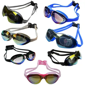 Большие очки без покрытия для взрослых, Противотуманные, Водонепроницаемые, с защитой от ультрафиолета, Плавательные очки для плавания, Новое поступление 2