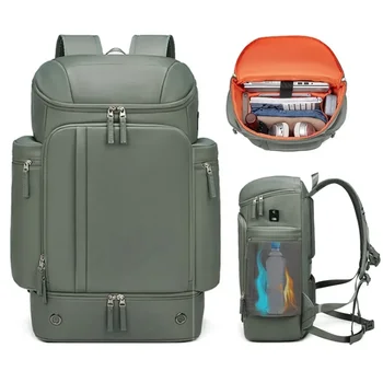 Большой рюкзак для путешествий, многофункциональные женские водонепроницаемые сумки для походов на открытом воздухе, мужской деловой Легкий рюкзак с карманом для обуви
