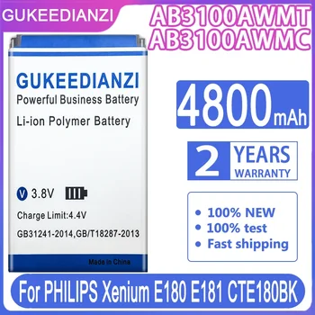 Высококачественный 4800 мАч AB3100AWMT AB3100AWMC Аккумулятор для Philips Xenium E560 CTE560 E181 E180 CTE181 CTE180 CTE180BK Martphone