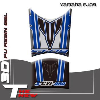 Горячая распродажа, Наклейки на бак мотоцикла, 3D Накладки на бак, Защитные наклейки из рыбьей кости для Yamaha FJ09 2013 14 15 FJ-09