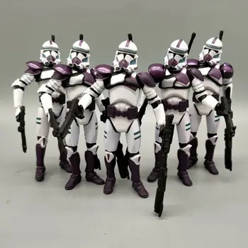 Звездные войны Имперский Штурмовик Фигурка 3,57 дюйма 187 Фиолетовый Легион Солдат Солдат Подвижные Фигурки Статуя Модель Игрушки 0