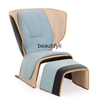 Индивидуальное кресло для отдыха из стекловолокна, диван для пола, Креативный Контрастный цвет в скандинавском стиле, кресло с высокой спинкой, модель для гостиной, Художественное кресло
