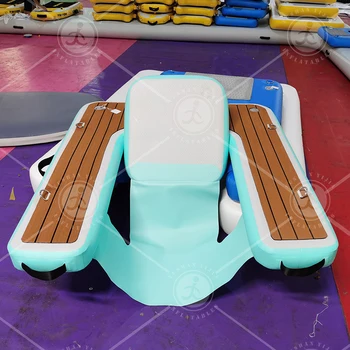 Индивидуальные горячие продажи летнего оборудования для водных игр Надувной Водный плавающий стул разных цветов