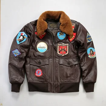 Кожаная куртка G1Men, мужская зимняя куртка, мужская одежда, мужская куртка, куртка райдера, мужская авиационная куртка, мужские пальто, зима 2