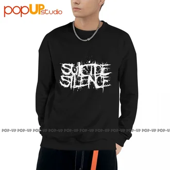 Логотип Suicide Silence, черная рок-группа, толстовка с хэви-металлом, пуловеры, рубашки, Редкие повседневные сращивания, лучшее качество