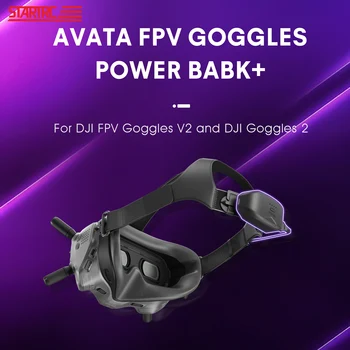 Мобильное зарядное устройство емкостью 6000 мАч для DJI Avata Goggles 2 Портативное зарядное устройство-концентратор для DJI FPV Goggles V2 Power Display