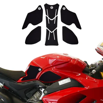 Нескользящие боковые наклейки на топливный бак мотоцикла Водонепроницаемая накладка для Ducati Panigale V4 V4S V4R 2017-2022 Мото Аксессуары