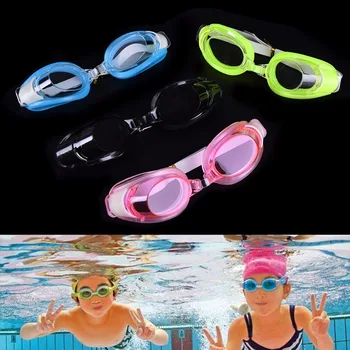 Новые Регулируемые детские Водонепроницаемые силиконовые Плавательные очки с защитой от запотевания и ультрафиолета, Защитные очки для плавания, очки для очков