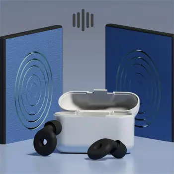 Новые силиконовые затычки для плавания, Шумоподавляющие Средства для шумоподавления сна, Звуконепроницаемые Затычки для ушей с шумоподавлением 5