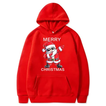 Новый источник осенне-зимнего модного свитера с капюшоном, мужская и женская рождественская одежда, Веселый Рождественский подарок 3