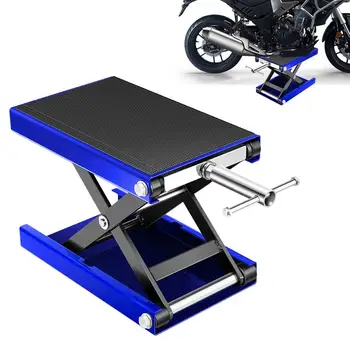 Подъемный стол для мотоциклов весом 1100 фунтов Сверхмощный гидравлический подъемный домкрат для квадроциклов с ножным приводом Подставка для грязевых ножниц для мотоциклов