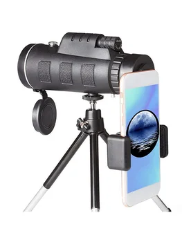 Прозрачный монокулярный телескоп 40x60, адаптер для смартфона, штатив для телефона 2