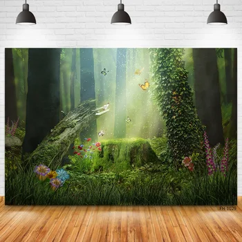 Сказочный лес, джунгли, Сказочная принцесса, Фоны для фотосъемки на День рождения, Страна чудес, фоны для фотосессии в студии Studio
