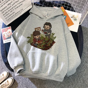 толстовки the Last of Us, женский эстетичный флисовый свитер, женский зимний пуловер 4