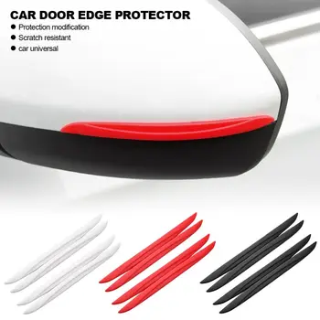 Универсальная автомобильная противоударная прокладка из 4шт, защитные накладки на бампер, защита края двери автомобиля, Защитная наклейка на зеркало заднего вида, Защитная прокладка