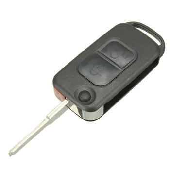 Чехол для Дистанционного Ключа с Откидной крышкой на 2 кнопки HU64 Blade FOB Для Автомобиля Mercedes Benz A C E S W168 W202