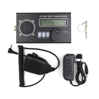 1 комплект портативного многофункционального коротковолнового приемопередатчика USDX QRP SDR для любителей радио с вилкой US Plug