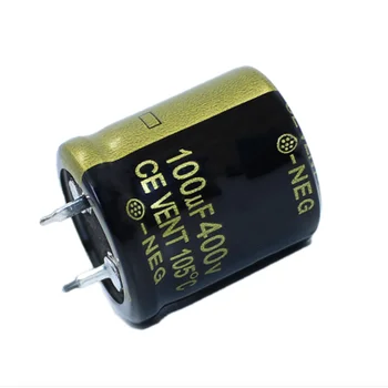 2-5 шт./лот Алюминиевый электролитический конденсатор 100 МКФ 400 В 450 В Аудио Конденсатор высокого качества 1