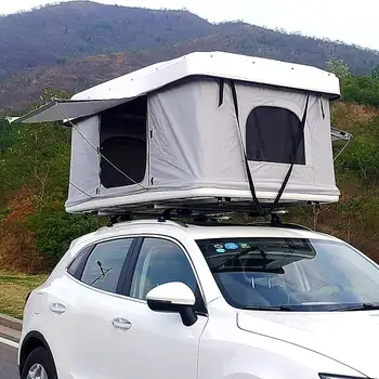 2023 Лучшие легкие Автоматические автомобильные палатки на крыше для 4 человек, кемпинг на открытом воздухе, всплывающая палатка с жесткой оболочкой на крыше 0