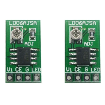 2X Светодиодный драйвер постоянного тока 3,3 В 3,7 В 5 В постоянного тока с регулируемым током 30-1500 МА Модуль PWM Плата управления для USB 18650 Li-Ion 0