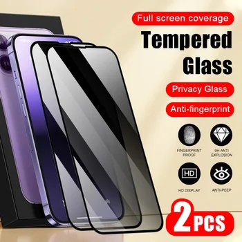 2шт 3D защитное стекло для iphone 15 14 Plus 13 Pro Max 12 Mini 11 Pro XR XS X защитная пленка из закаленного стекла