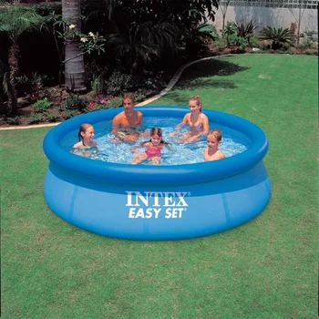 INTEX 6 8 10 футов летний плавательный бассейн взрослый надувной кольцевой бассейн гигантский семейный сад водная игра надземный бассейн дети рыбы