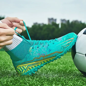 Mbappe Soccer TF/AGShoes for Men Детская Футбольная обувь Детская Футбольная Кошечка С Искусственной Травой Футбольные Бутсы Мужские Кроссовки 2022