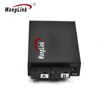 Wanglink Гигабитный Медиаконвертер PoE 2 Оптоволоконных Порта SC 4 Порта Ethernet 10/100/1000 Мбит/с Коммутатор PoE Ethernet для Камер ВИДЕОНАБЛЮДЕНИЯ 2