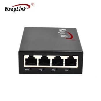 Wanglink Гигабитный Медиаконвертер PoE 2 Оптоволоконных Порта SC 4 Порта Ethernet 10/100/1000 Мбит/с Коммутатор PoE Ethernet для Камер ВИДЕОНАБЛЮДЕНИЯ 3