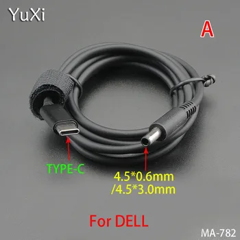 YuXi USB Type C PD Кабель Для Зарядки Шнур Постоянного Тока Адаптер Питания Разъем Конвертера Штекеры для Lenovo Asus Dell Hp Зарядное Устройство Для Ноутбука замена