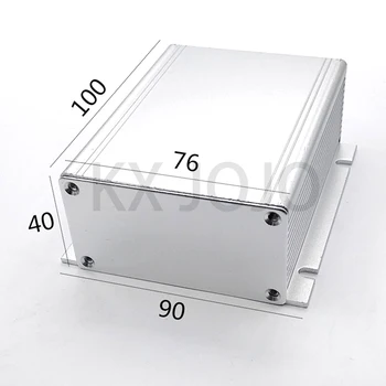 Алюминиевый корпус 90 * 40 * 100 мм, водонепроницаемый корпус, защитная коробка для электронного проекта PCB DIY, компоненты из сплава