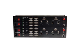 Волоконно-оптический конвертер DVI видео / XLR Аудио /данных/Ethernet