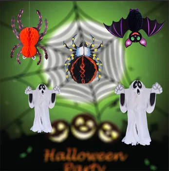 Жуткий реквизит для украшения Хэллоуина в баре и на KTV - Приготовьтесь к появлению Забавных призраков