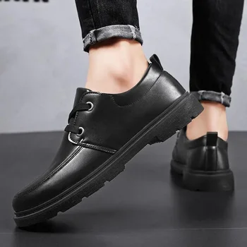 Мужская обувь Осенние дышащие кроссовки Мужские 2023 Новые модные повседневные кроссовки для мальчиков с толстой подошвой Белые туфли для мальчиков