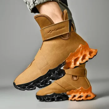 Мужские кроссовки уличного тренда 2024 года, дизайнерская плюшевая теплая обувь Luxus для прогулок, повседневные мужские кроссовки для бега, бесплатная доставка