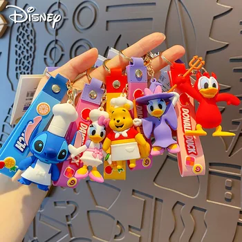 Мультяшный брелок для ключей Disney, Оптовые продажи, милый брелок для ключей, подвеска для сумки для женщин и девочек, подарок для детей