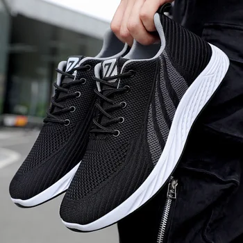 Новая мужская обувь 2024 года, повседневная дышащая обувь для бега, Модная спортивная обувь для мужчин