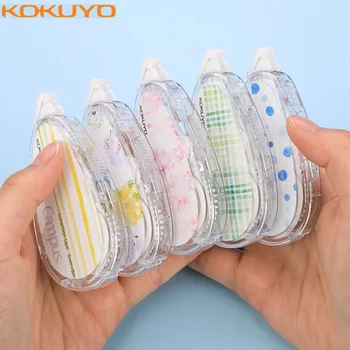 Новые продукты Japan KOKUYO Correction Tape Set Campus Base Paper Студенты Используют Цветную Корректирующую Ленту Economical8m