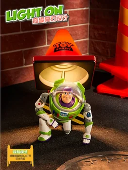 Оригинальная фигурка Базза Лайтера Disney Toy Story Серия Buzz Lightyear Roadblock Light Коллекция игрушек для освещения Рождественский подарок 1