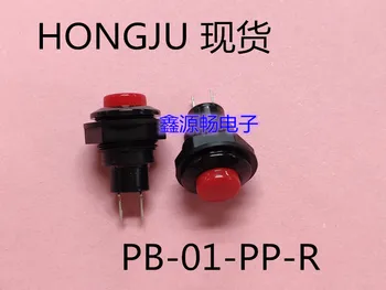 Оригинальный новый 100% кнопочный переключатель PB-01-PP-R, красный переключатель сброса с отверстием 12 мм