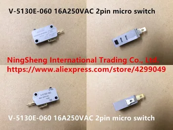 Оригинальный новый 100% микропереключатель V-5130E-060 16A250VAC 2pin 0