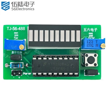 Светодиодный индикатор заряда батареи DIY Kit 2,4 В ~ 20 В Запасные части для сварки и пайки электронных компонентов