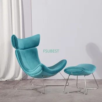 Современная дизайнерская мебель из стекловолокна, Кожаная Гостиная, Мебель для отдыха, кресло для дома Accent Imola