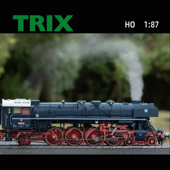 Тип модели поезда 1: 87 HO BR498 Цифровой звуковой эффект Эффект дыма Steam 25498 Темно-синий электрический игрушечный поезд