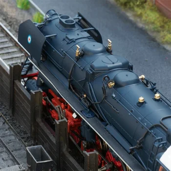 Тип модели поезда 1: 87 HO BR498 Цифровой звуковой эффект Эффект дыма Steam 25498 Темно-синий электрический игрушечный поезд 2