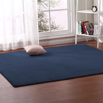 Утолщенный коралловый бархатный однотонный ковер нескользящий коврик для гостиной журнальный столик одеяло подушка для спальни прикроватный коврик для йоги